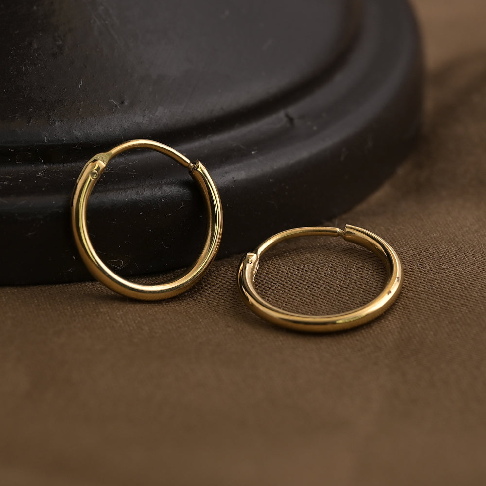 Round Brilliant 0.35 ctw VS2 Clarity, I Color Diamond 14kt Gold Hoop  Earrings | Costco